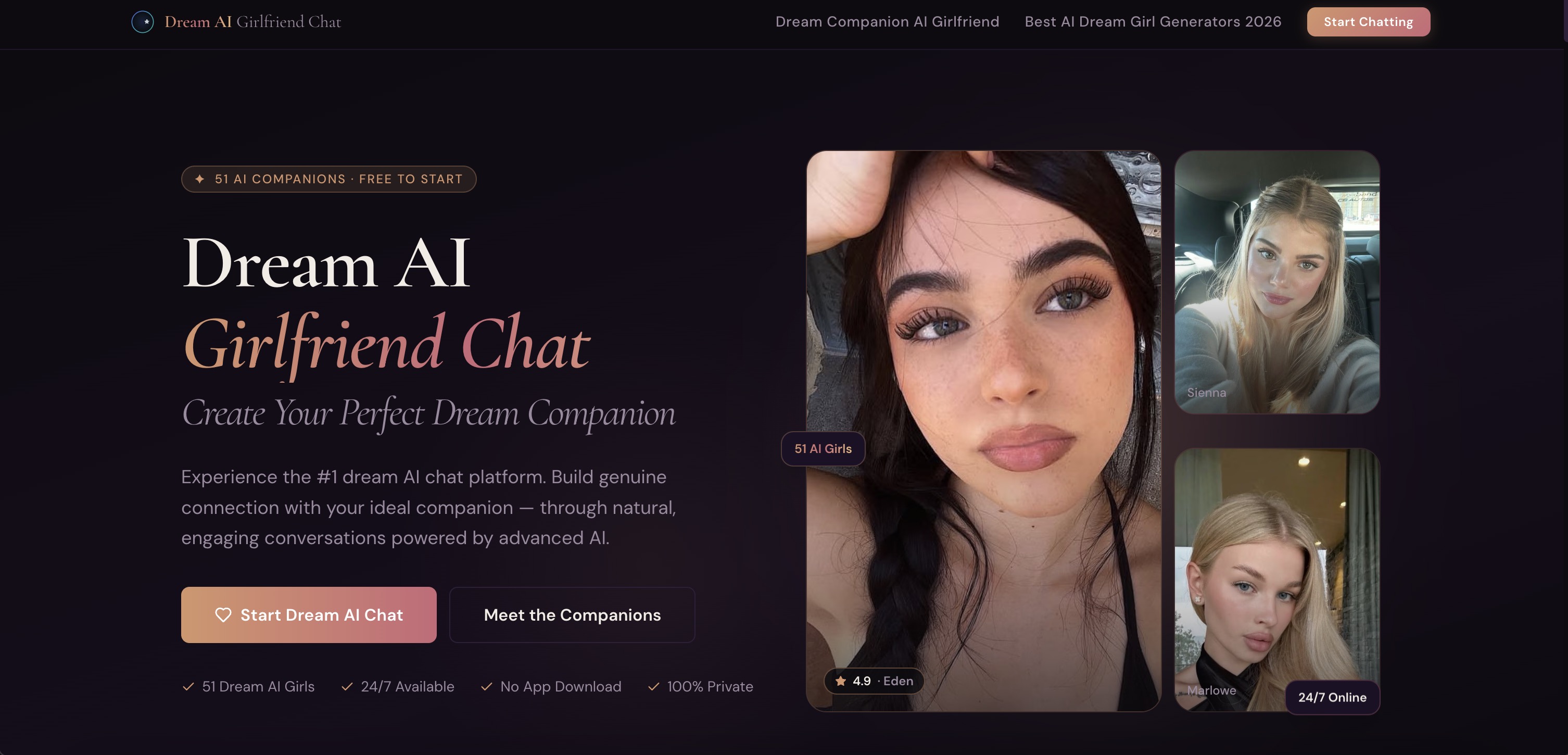 Dream Girl AI screenshot