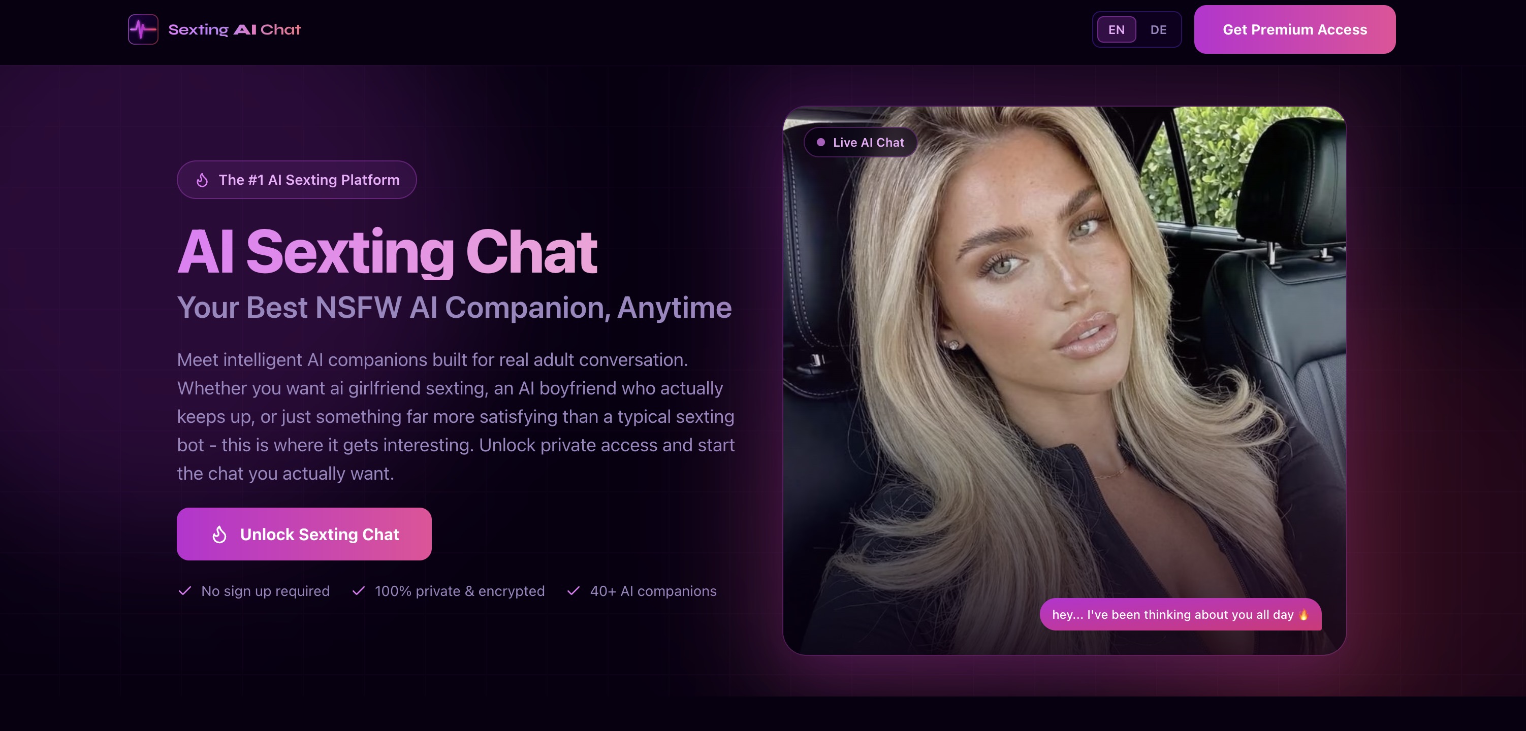 Sexting AI screenshot